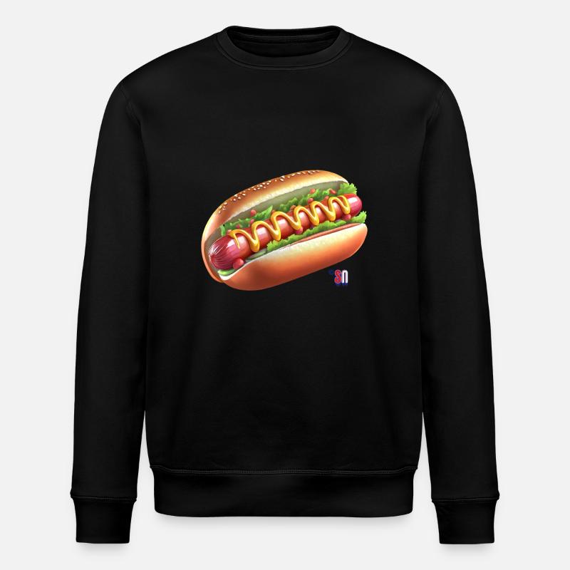 j’adore HotDOG - Sweat bio ROLLER Stanley/Stella Unisexe - noir
