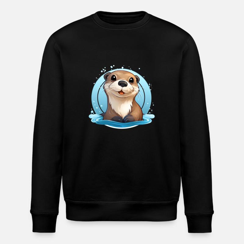 Otter - Stanley/Stella Unisex Bio-Sweatshirt ROLLER - Schwarz