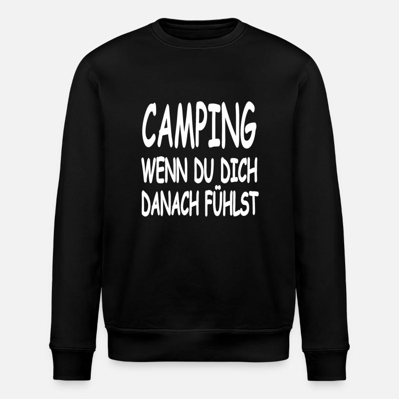 Camping - Stanley/Stella Unisex Bio-Sweatshirt ROLLER - Schwarz