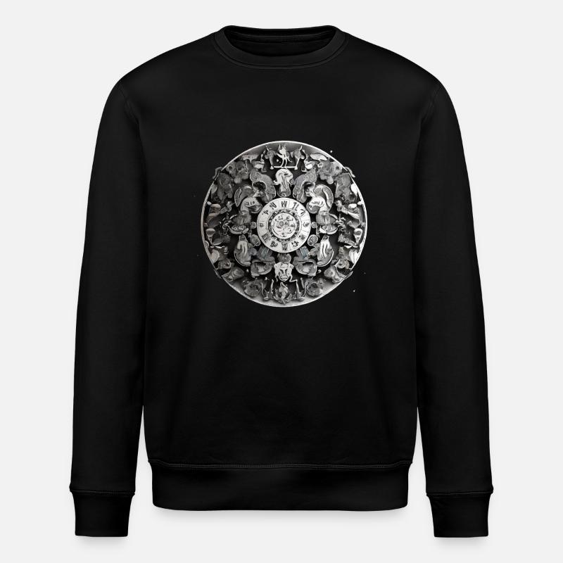 Mandala - Stanley/Stella Unisex Bio-Sweatshirt ROLLER - Schwarz