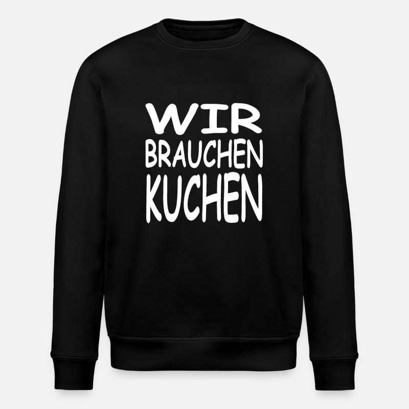 Kuchen - Stanley/Stella Unisex Bio-Sweatshirt ROLLER - Schwarz