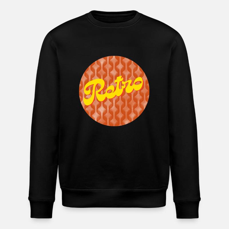 Retro - Stanley/Stella ROLLER Unisex Organic Sweatshirt - black