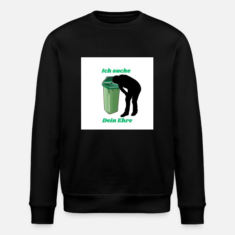 Deine Ehre - Stanley/Stella Unisex Bio-Sweatshirt ROLLER - Schwarz