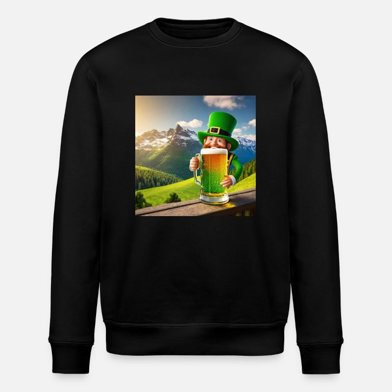 St. Patrick's Day - Stanley/Stella Unisex Bio-Sweatshirt ROLLER - Schwarz