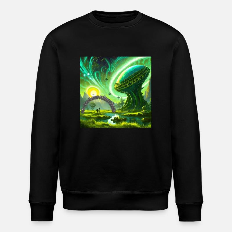 au dela des frontieres - Sweat bio ROLLER Stanley/Stella Unisexe - noir