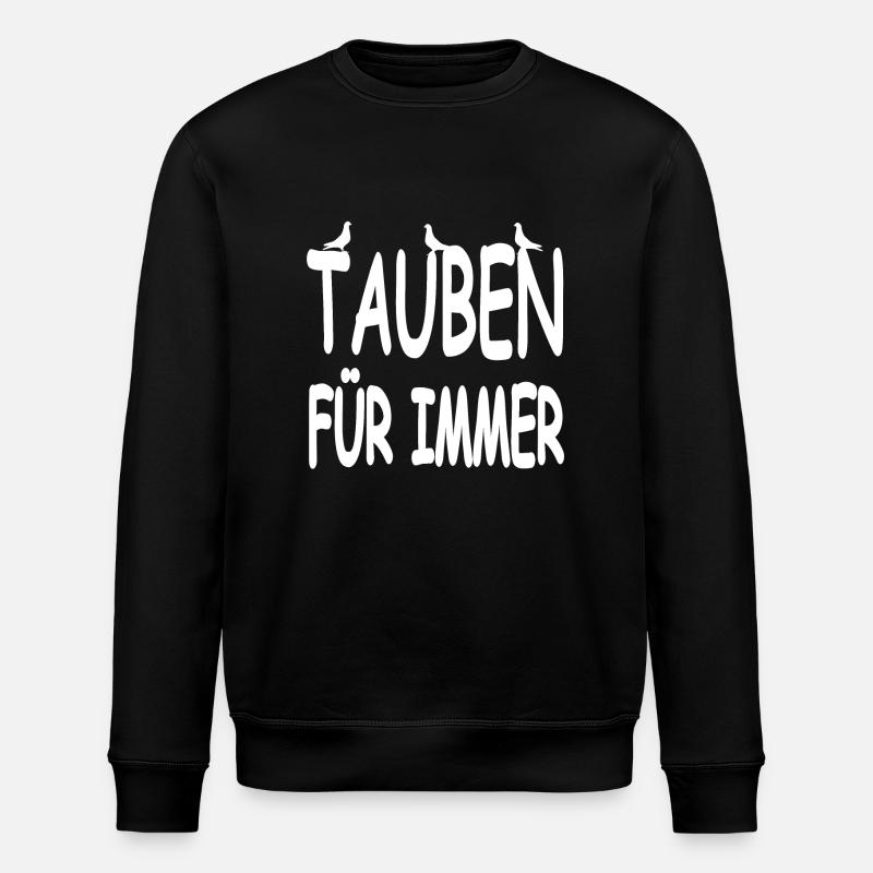 Tauben - Stanley/Stella Unisex Bio-Sweatshirt ROLLER - Schwarz