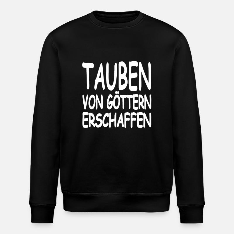 Tauben - Stanley/Stella Unisex Bio-Sweatshirt ROLLER - Schwarz