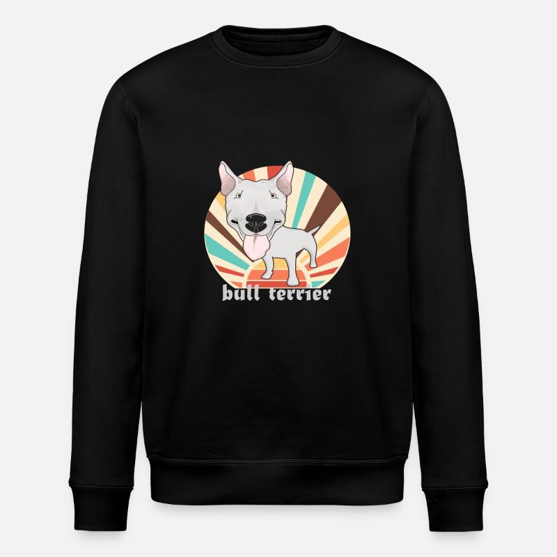BULLTERRIER - Stanley/Stella Unisex Bio-Sweatshirt ROLLER - Schwarz