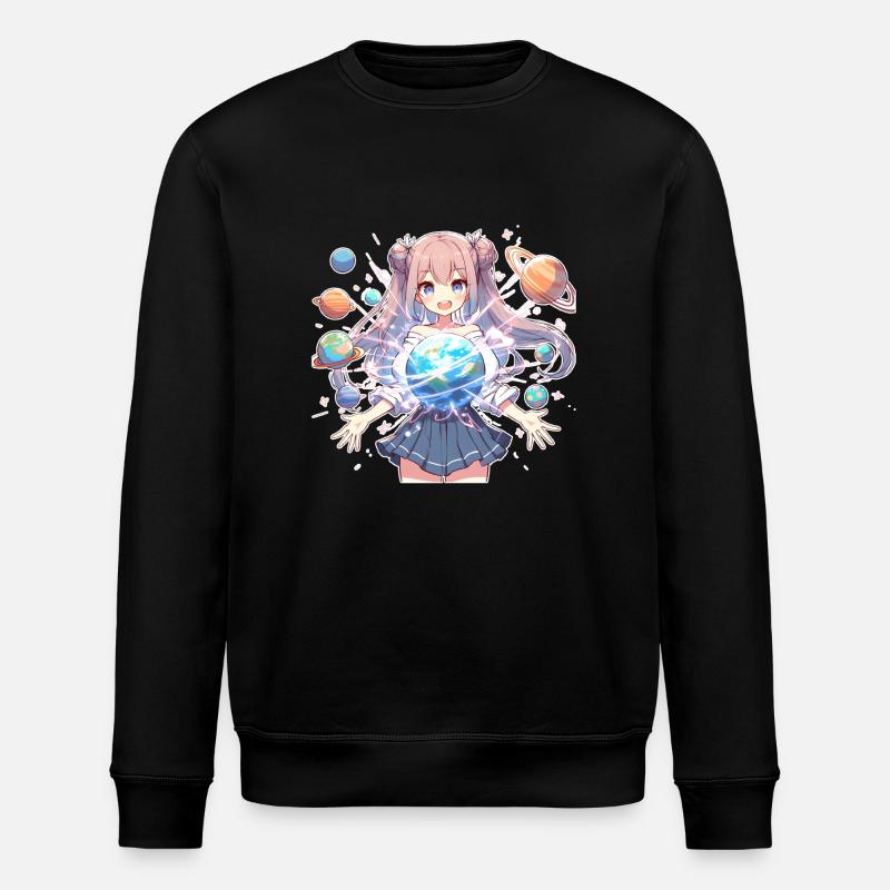 Manga Universe Mädchen - Stanley/Stella Unisex Bio-Sweatshirt ROLLER - Schwarz
