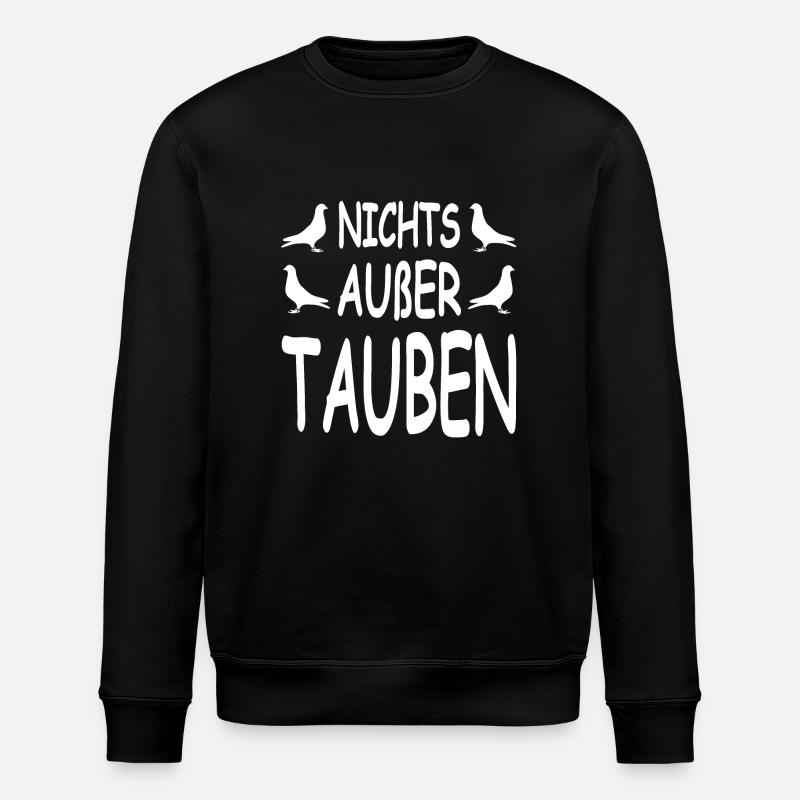 Tauben - Stanley/Stella Unisex Bio-Sweatshirt ROLLER - Schwarz