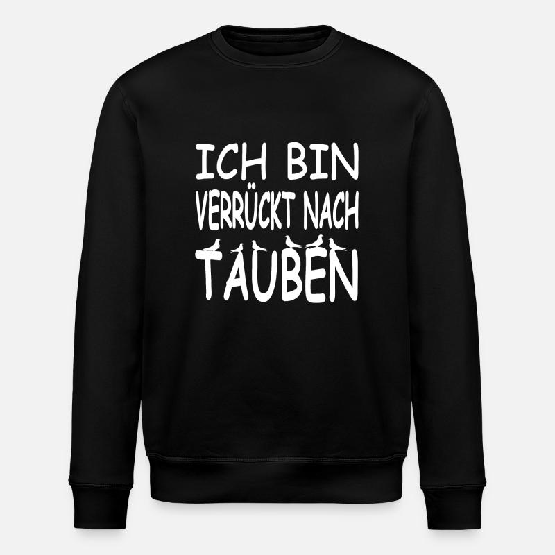 Tauben - Stanley/Stella Unisex Bio-Sweatshirt ROLLER - Schwarz