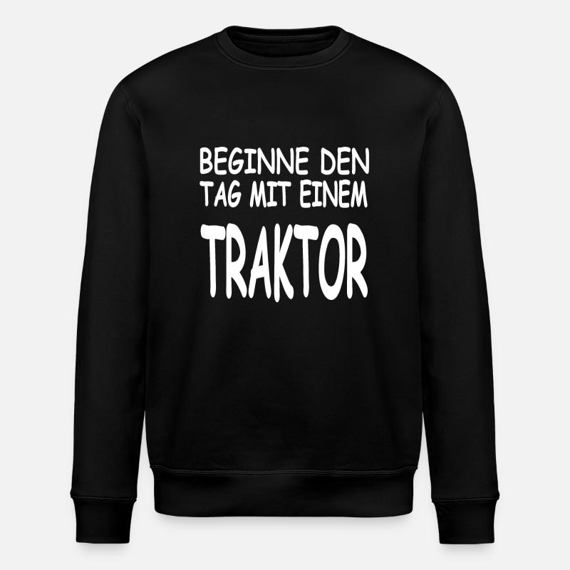 Traktor - Stanley/Stella Unisex Bio-Sweatshirt ROLLER - Schwarz
