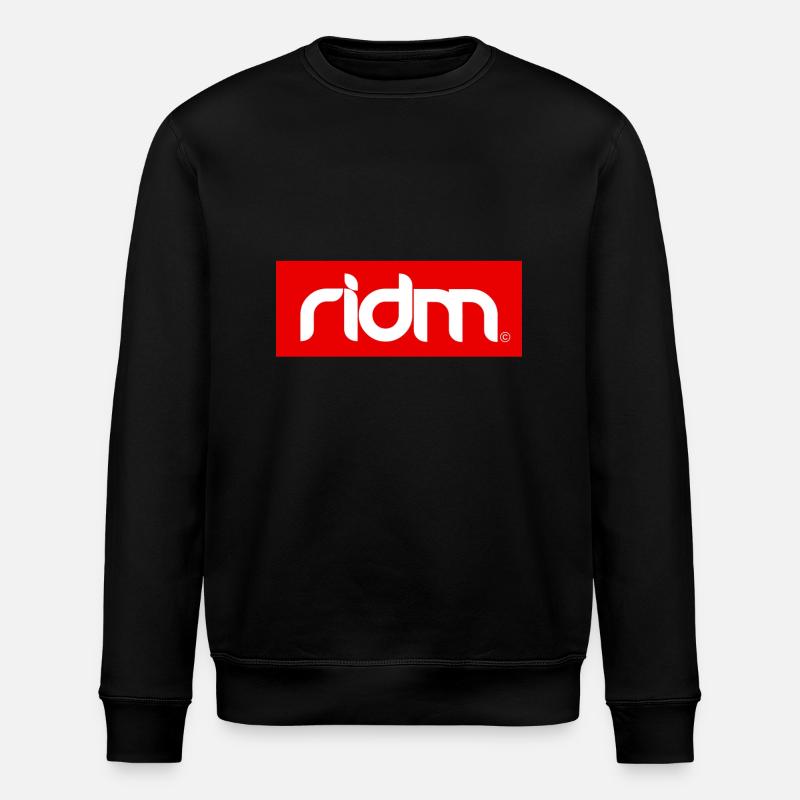 ridm logo - Stanley/Stella Unisex Bio-Sweatshirt ROLLER - Schwarz