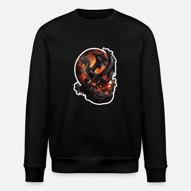 Pêcheur à la ligne - Sweat bio ROLLER Stanley/Stella Unisexe - noir