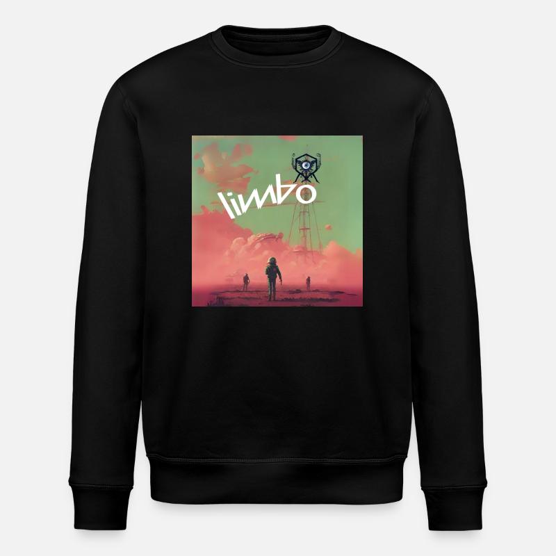 Limbo Cherry Boom - Stanley/Stella ROLLER Unisex Organic Sweatshirt - black