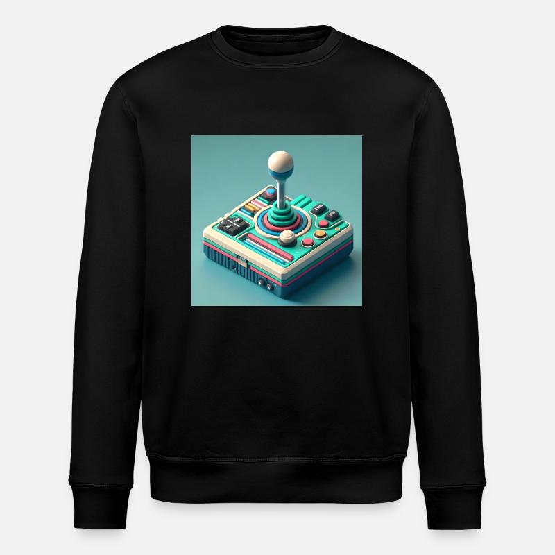 Joystick 7 - Stanley/Stella Unisex Bio-Sweatshirt ROLLER - Schwarz