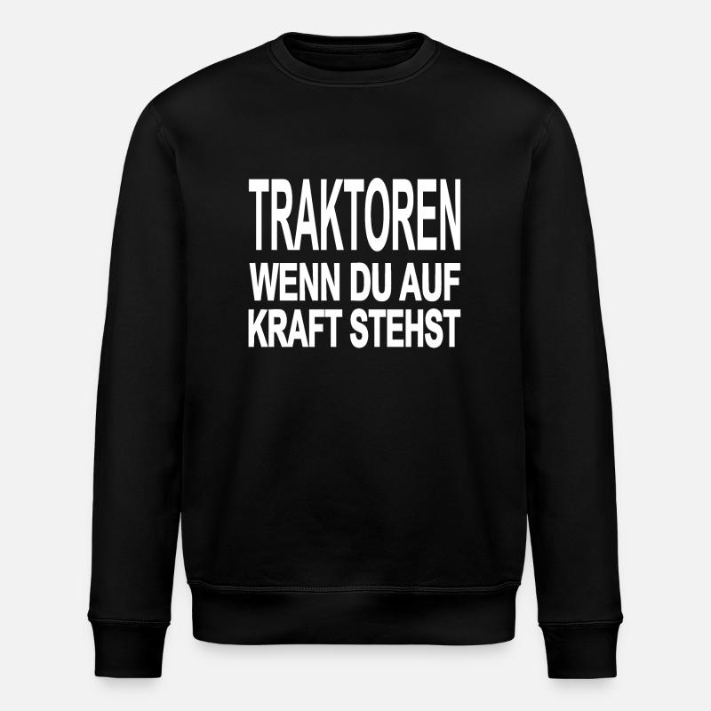 Traktor - Stanley/Stella Unisex Bio-Sweatshirt ROLLER - Schwarz