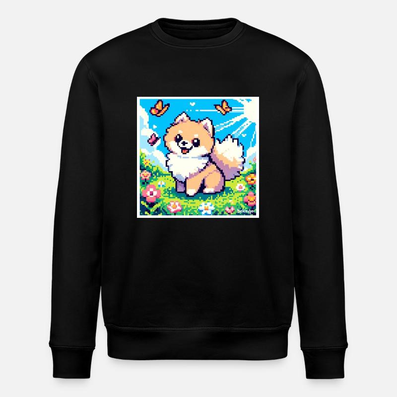 Pixel Pom - Sweat bio ROLLER Stanley/Stella Unisexe - noir