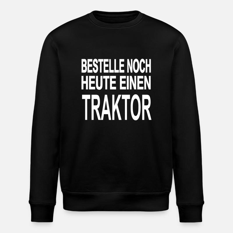Traktor - Stanley/Stella Unisex Bio-Sweatshirt ROLLER - Schwarz