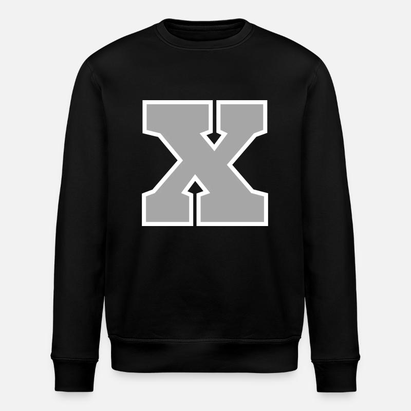 Letter x Sport - Stanley/Stella ROLLER Unisex Organic Sweatshirt - black