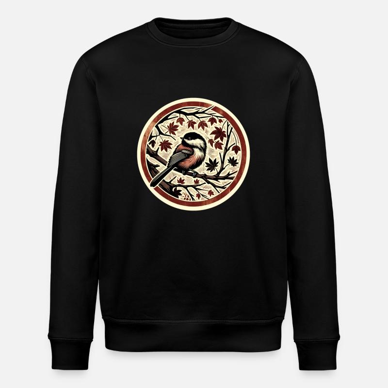Meise - Stanley/Stella Unisex Bio-Sweatshirt ROLLER - Schwarz