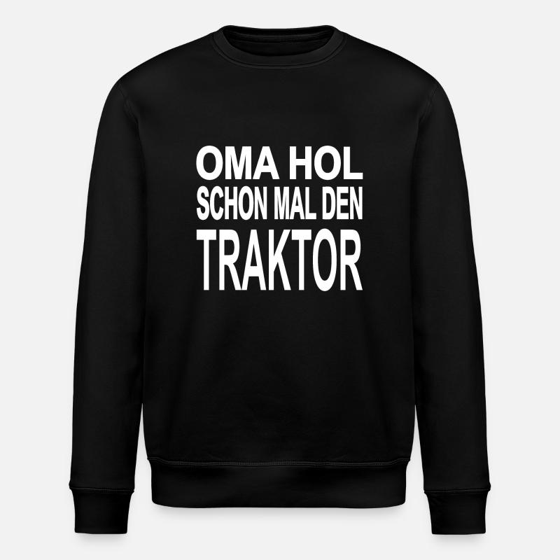 Traktor - Stanley/Stella Unisex Bio-Sweatshirt ROLLER - Schwarz