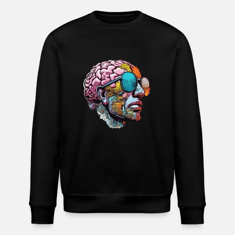 Overthink - Stanley/Stella ROLLER Unisex Organic Sweatshirt - black