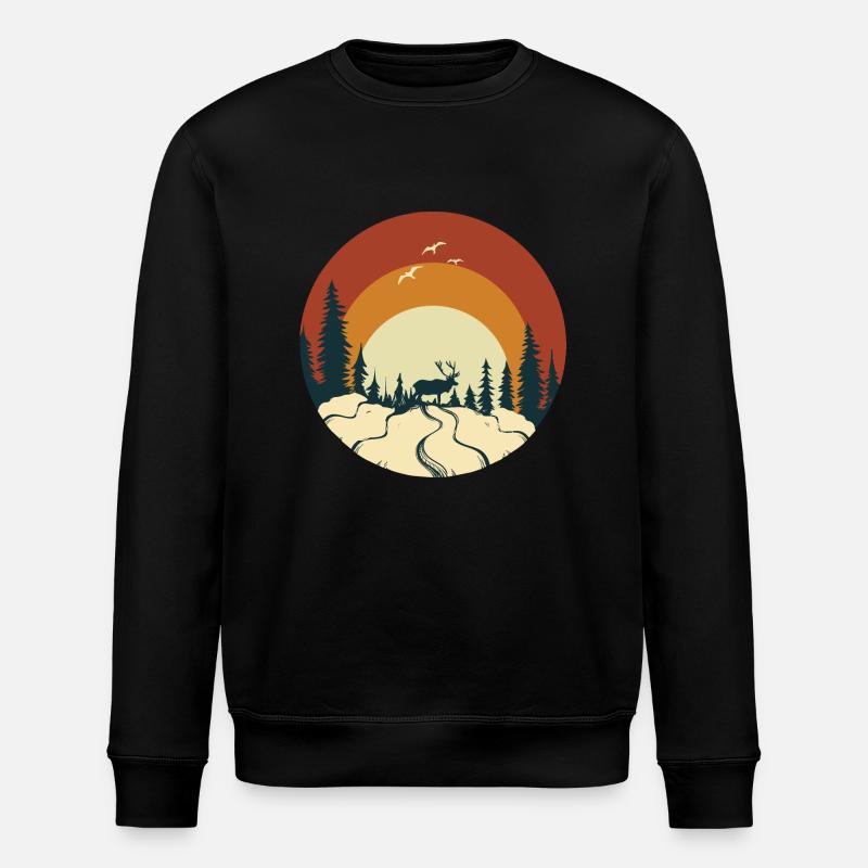 Une nature merveilleuse - Sweat bio ROLLER Stanley/Stella Unisexe - noir