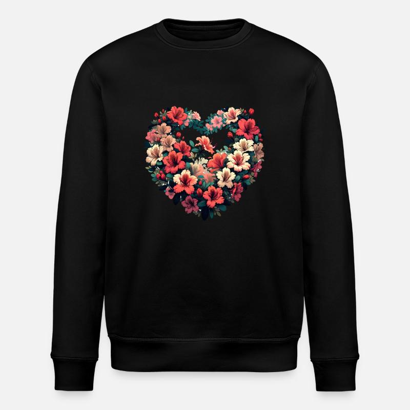 Azaleen Azaleenbusch - Stanley/Stella Unisex Bio-Sweatshirt ROLLER - Schwarz