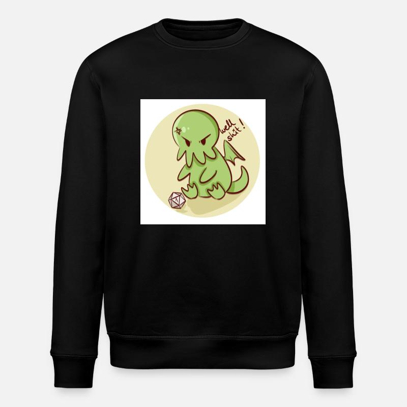 D20 cthulhu - Stanley/Stella Unisex Bio-Sweatshirt ROLLER - Schwarz