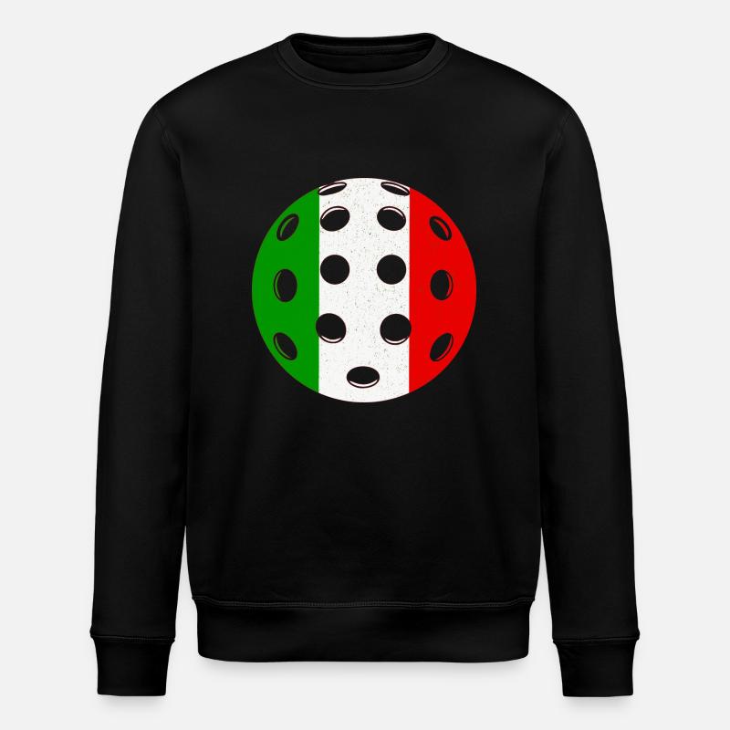 Pickleball Italien - Stanley/Stella Unisex Bio-Sweatshirt ROLLER - Schwarz