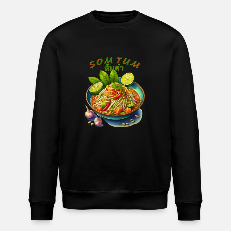 Som Tum - Stanley/Stella Unisex Bio-Sweatshirt ROLLER - Schwarz