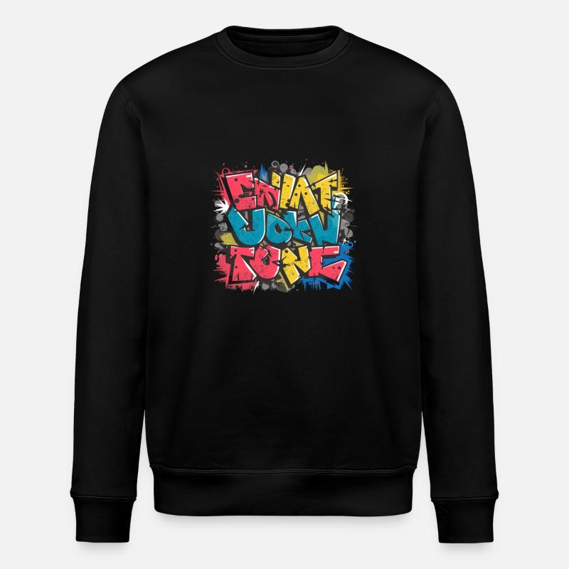 Graffiti - Stanley/Stella Unisex Bio-Sweatshirt ROLLER - Schwarz