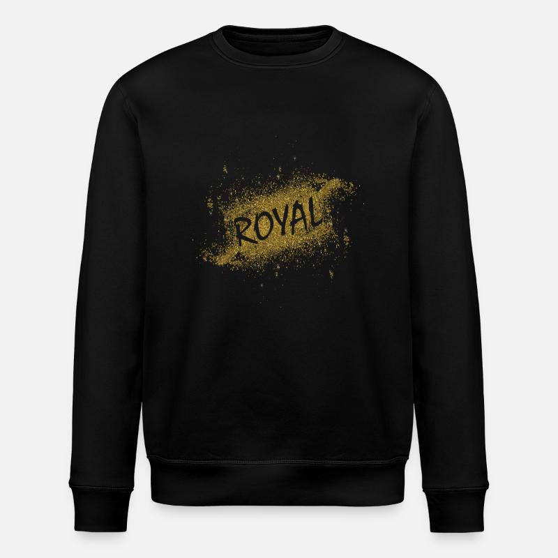 RoyalGold3 - Stanley/Stella Unisex Bio-Sweatshirt ROLLER - Schwarz