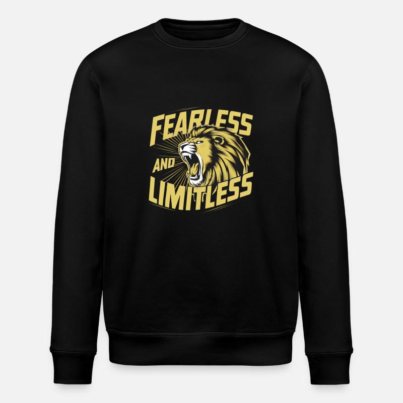 FURCHTLOS UND GRENZENLOS - Stanley/Stella Unisex Bio-Sweatshirt ROLLER - Schwarz