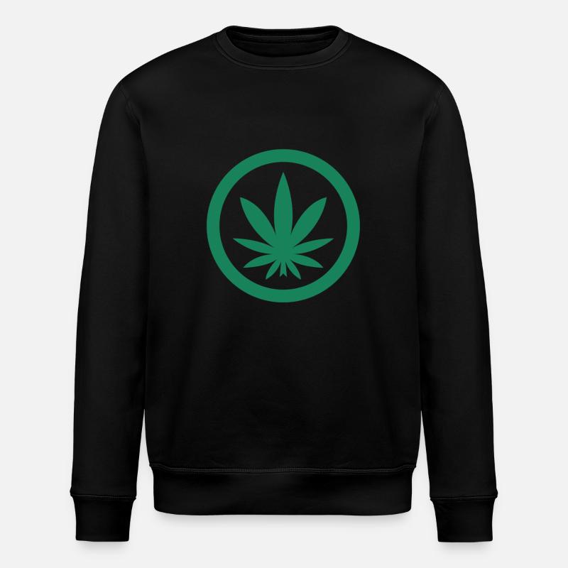 Feuille de Cannabis - Sweat bio ROLLER Stanley/Stella Unisexe - noir