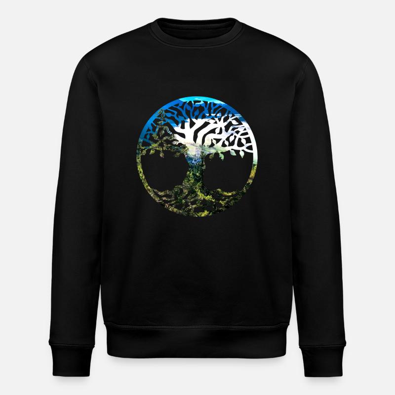 Arbre de vieZillertal - Sweat bio ROLLER Stanley/Stella Unisexe - noir
