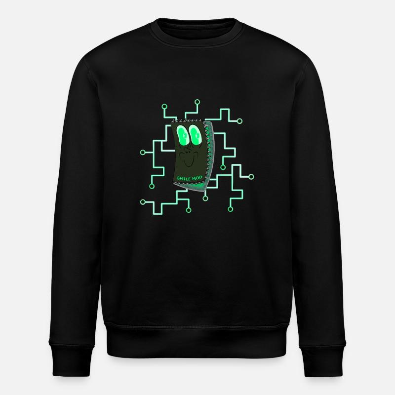 MOD SOURIRE - Sweat bio ROLLER Stanley/Stella Unisexe - noir
