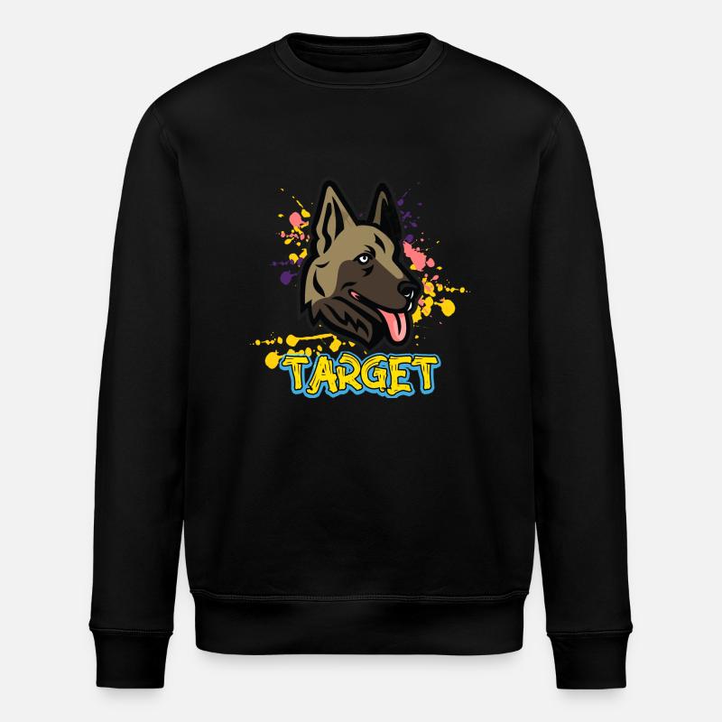 Hund - Fokus - Stanley/Stella Unisex Bio-Sweatshirt ROLLER - Schwarz