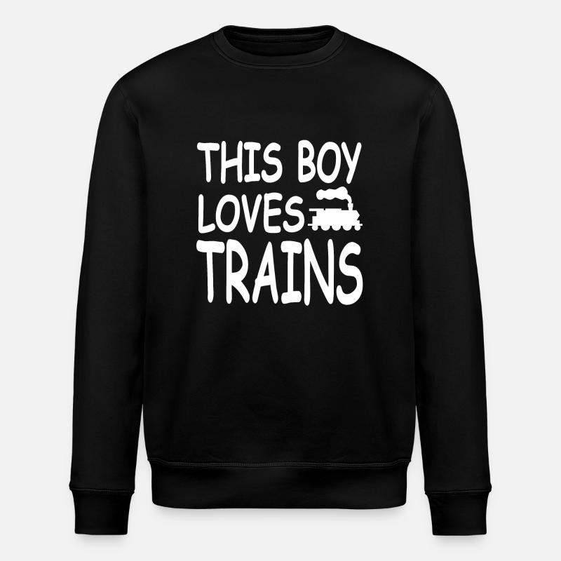 Chemin de fer - Sweat bio ROLLER Stanley/Stella Unisexe - noir