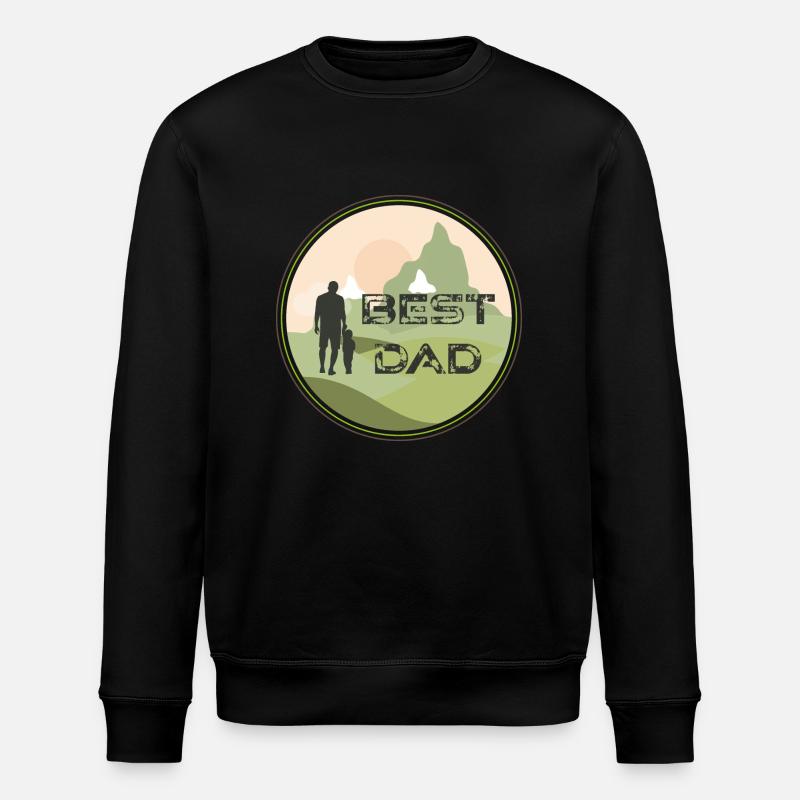 Meilleur papa - Sweat bio ROLLER Stanley/Stella Unisexe - noir