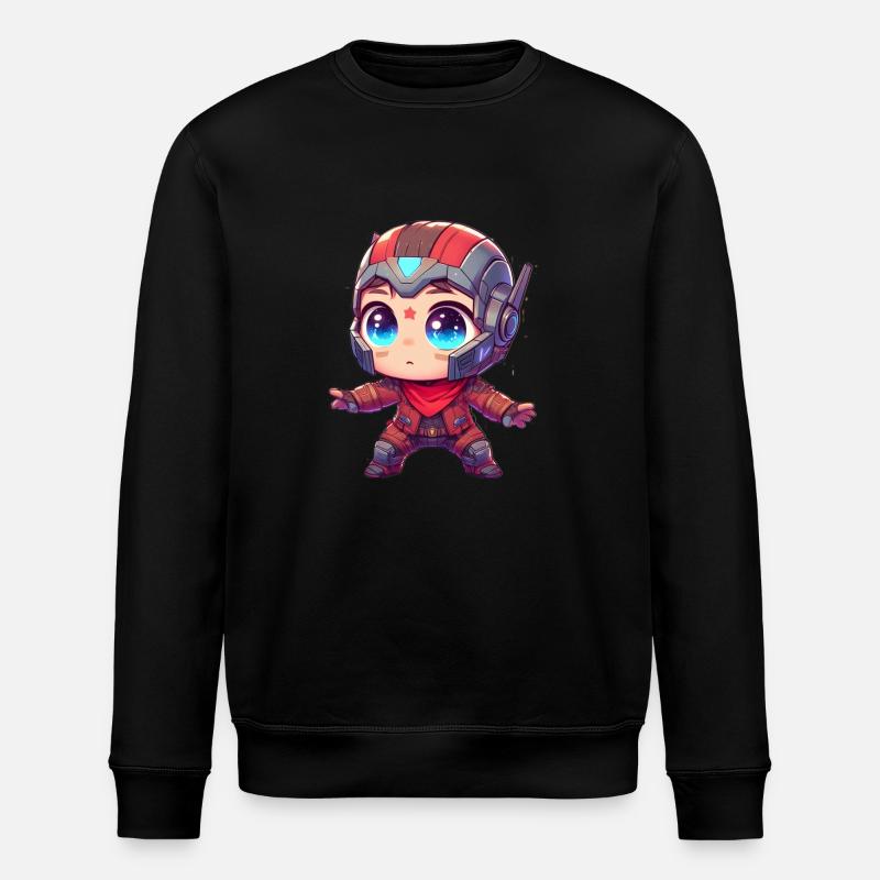 SpaceRanger - Sweat bio ROLLER Stanley/Stella Unisexe - noir