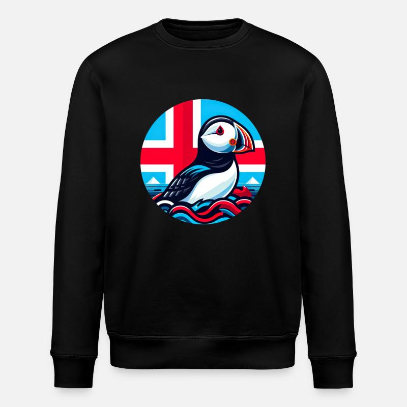 Islande Islande 1 - Sweat bio ROLLER Stanley/Stella Unisexe - noir
