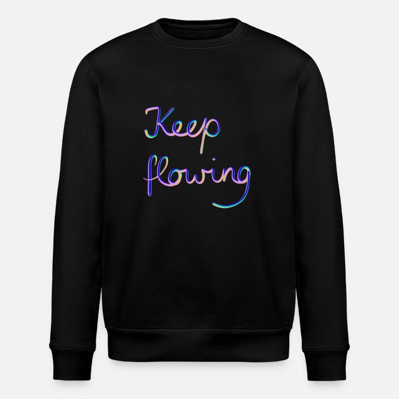 Keep flowing - Stanley/Stella Unisex Bio-Sweatshirt ROLLER - Schwarz