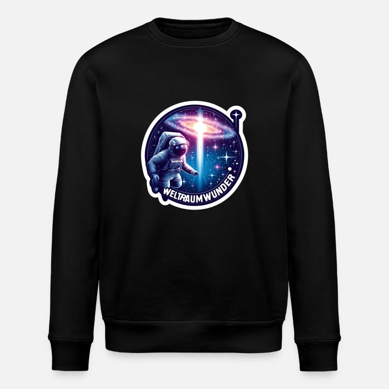 Merveille de l’espace astronaute - Sweat bio ROLLER Stanley/Stella Unisexe - noir
