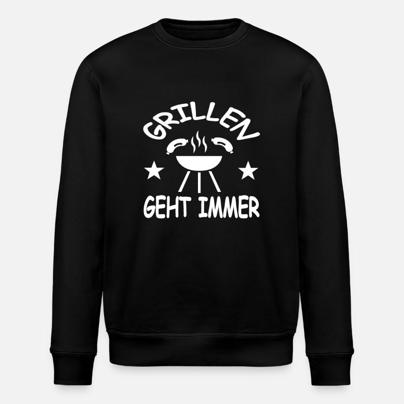 Grillen - Stanley/Stella Unisex Bio-Sweatshirt ROLLER - Schwarz