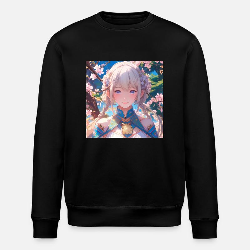 Magiern Eva - Stanley/Stella Unisex Bio-Sweatshirt ROLLER - Schwarz