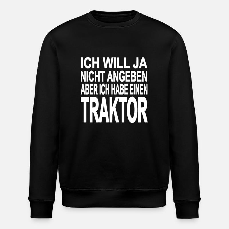 Traktor - Stanley/Stella Unisex Bio-Sweatshirt ROLLER - Schwarz
