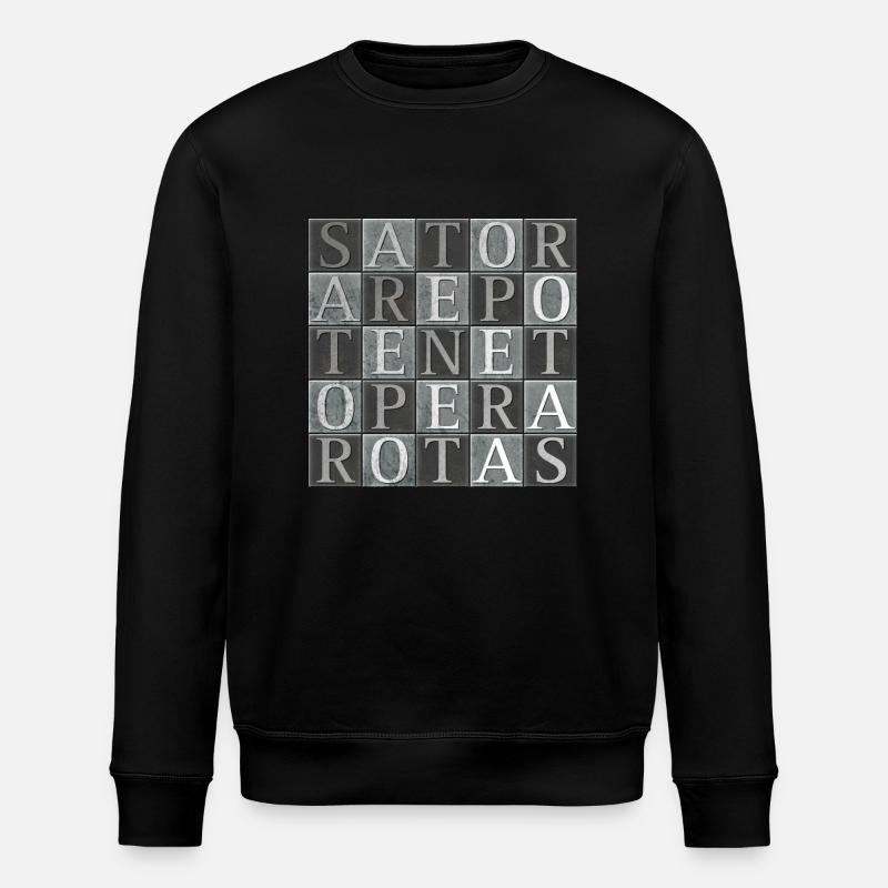 Sator Arepo - Stanley/Stella Unisex Bio-Sweatshirt ROLLER - Schwarz