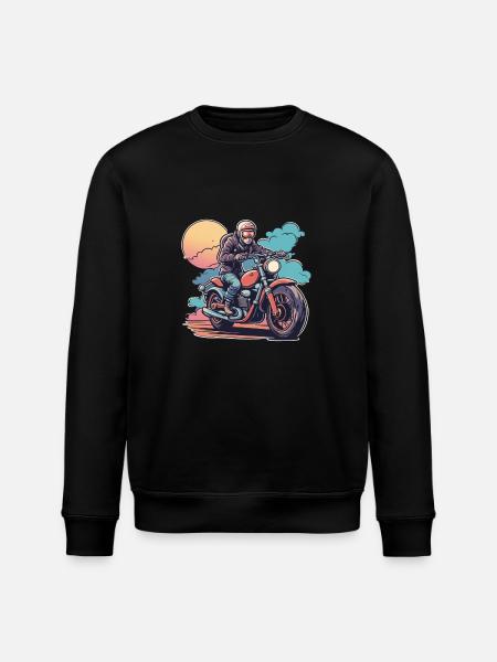 Moto Rouge Moto - Sweat bio ROLLER Stanley/Stella Unisexe - noir